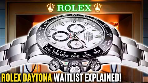 rolex daytona waitlist.